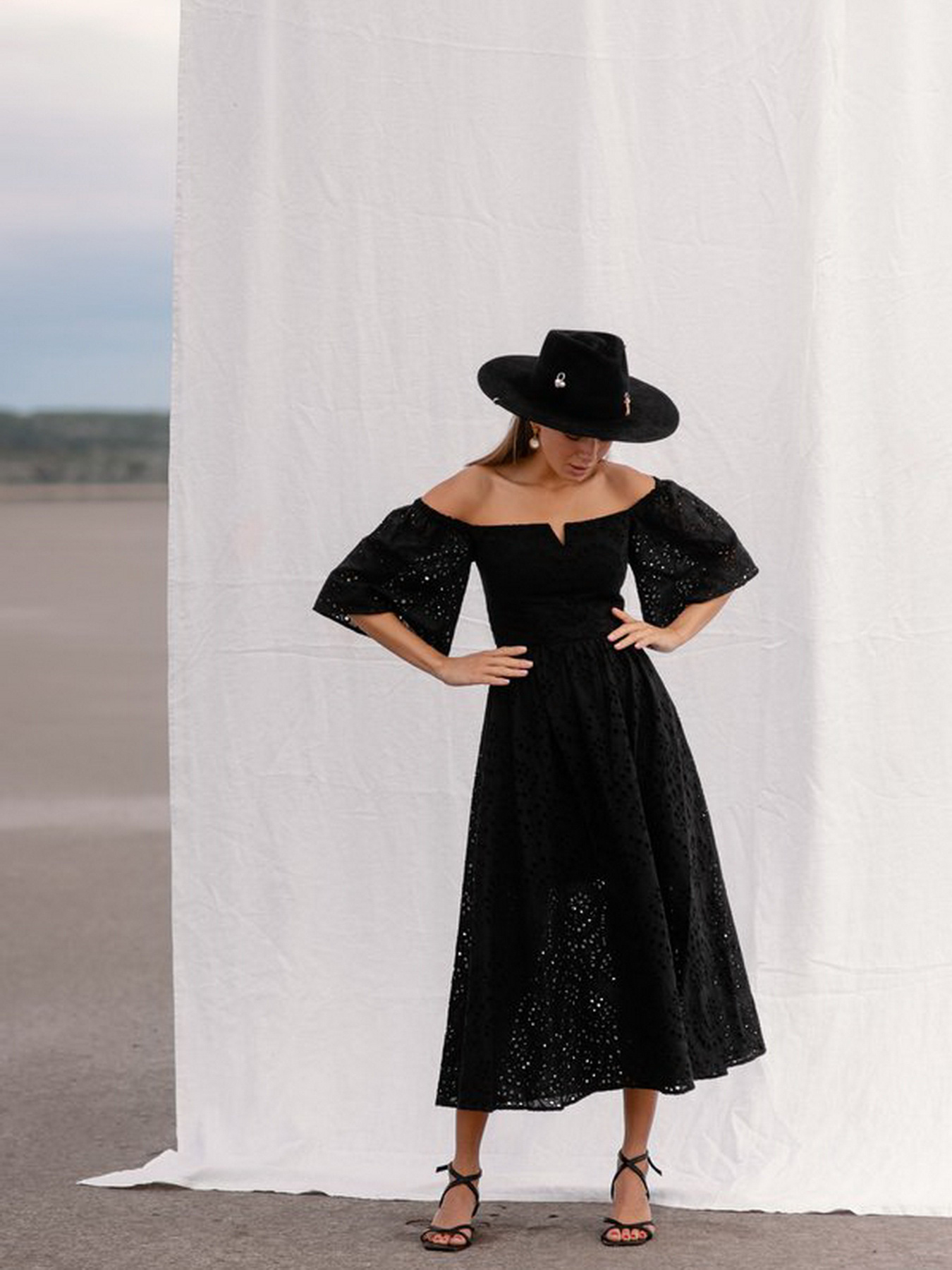 Платье миди Gepur модель 42245 Платье миди Gepur модель 42245 Фото