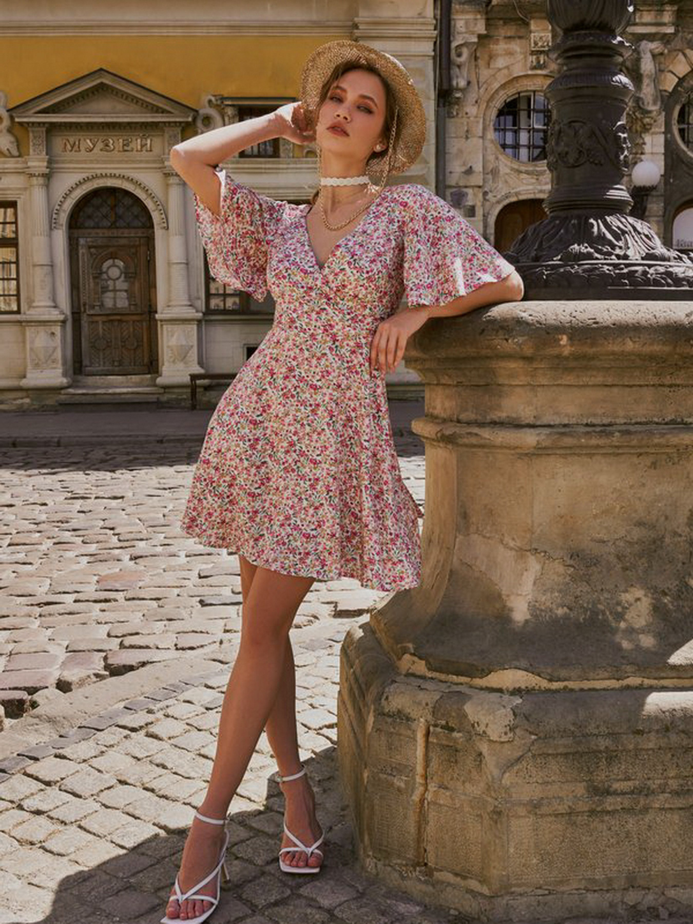 Платье мини Gepur модель 41339 Фото