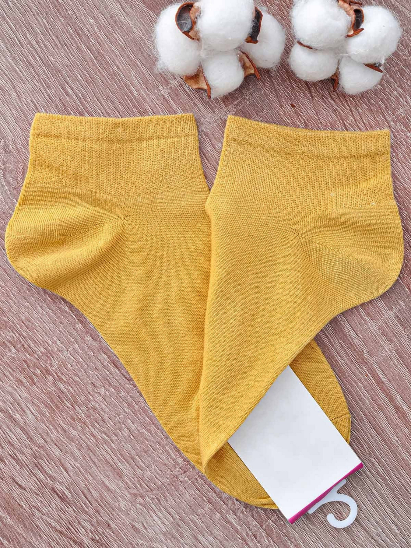 Шкарпетки та гольфи ISSA Plus модель NS-40_mustard Фото