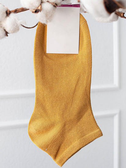 Шкарпетки та гольфи ISSA Plus модель NS-40_mustard - фото