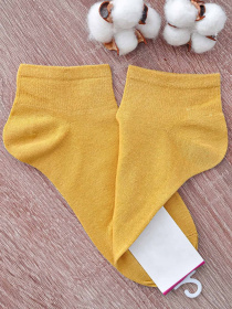 Шкарпетки та гольфи ISSA Plus модель NS-40_mustard Фото