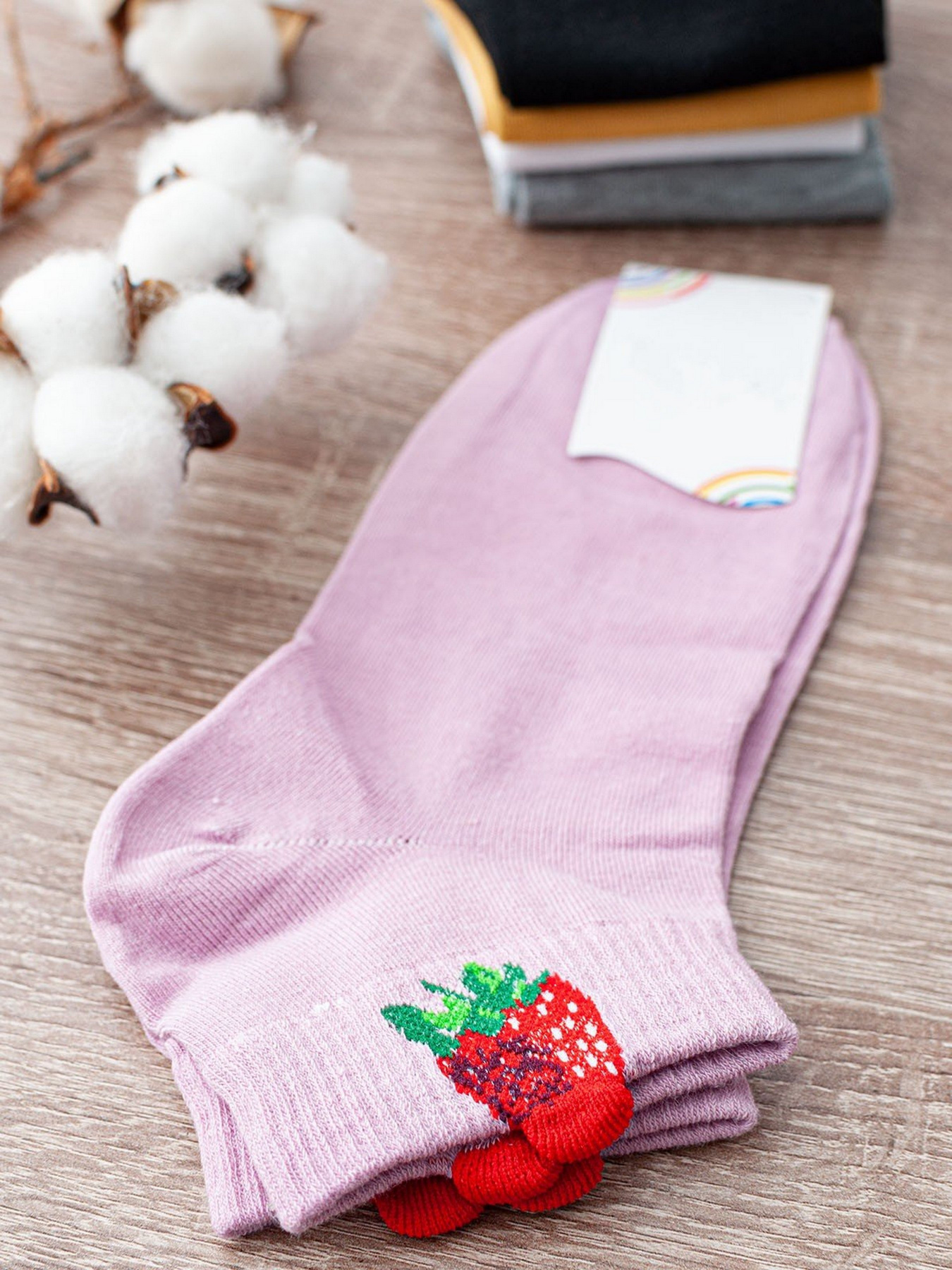 Носки и гольфы ISSA Plus модель NS-43_pink. Фото