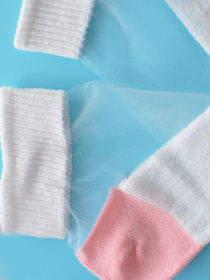 Шкарпетки та гольфи ISSA Plus модель NS-47_whitepink Фото