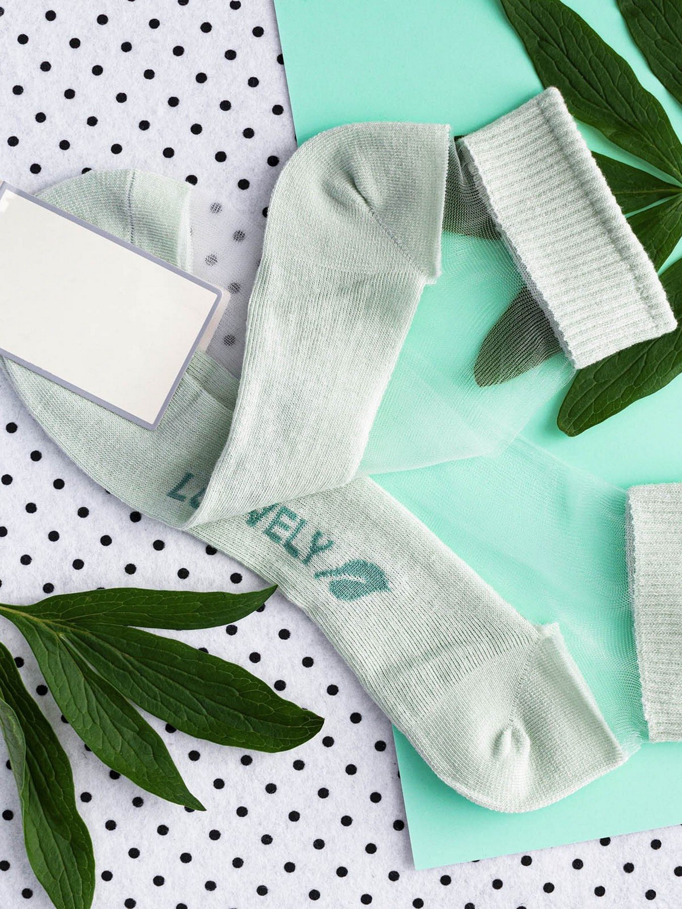 Носки и гольфы ISSA Plus модель NS-48_mint Фото