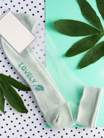 Носки и гольфы ISSA Plus модель NS-48_mint Фото