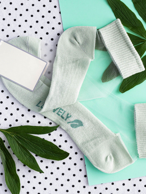 Шкарпетки та гольфи ISSA Plus модель NS-48_mint Фото