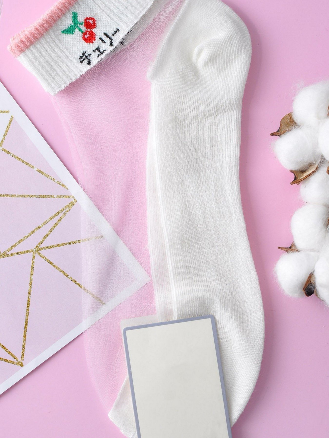 Носки и гольфы ISSA Plus модель NS-50_white Фото