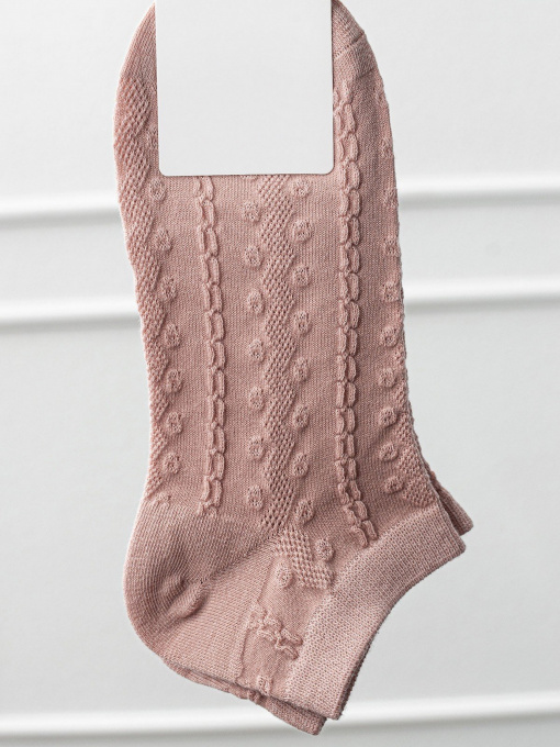 Шкарпетки та гольфи ISSA Plus модель NS-51_pink. Фото