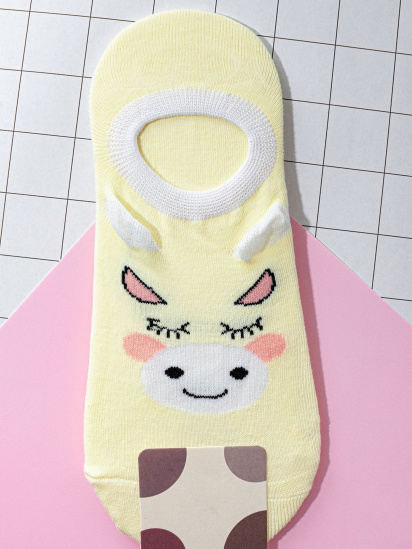 Шкарпетки та гольфи ISSA Plus модель NS-54_yellow — фото - INTERTOP