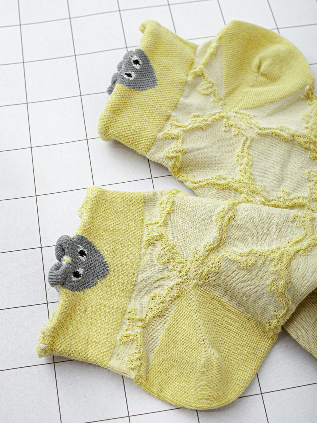 Шкарпетки та гольфи ISSA Plus модель NS-55_yellow Фото