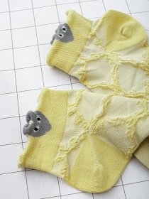 Шкарпетки та гольфи ISSA Plus модель NS-55_yellow Фото