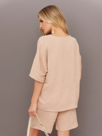 Костюм ISSA Plus модель 13437_beige Фото