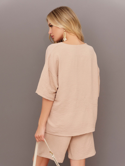Костюм ISSA Plus модель 13437_beige — фото 3 - INTERTOP