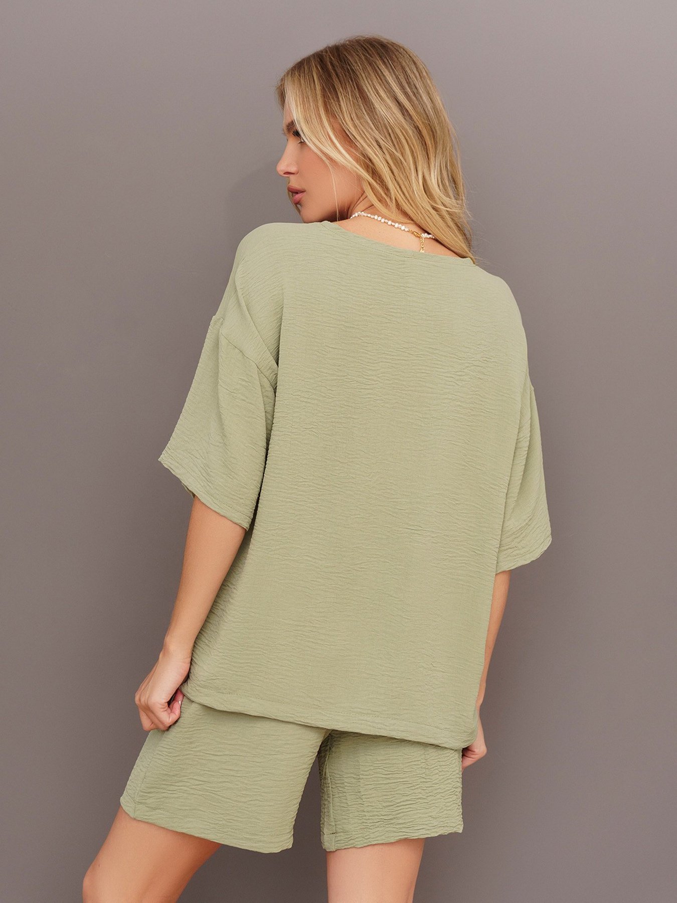 Костюм ISSA Plus модель 13437_khaki Фото