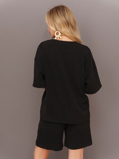 Костюм ISSA Plus модель 13437_black — фото 3 - INTERTOP