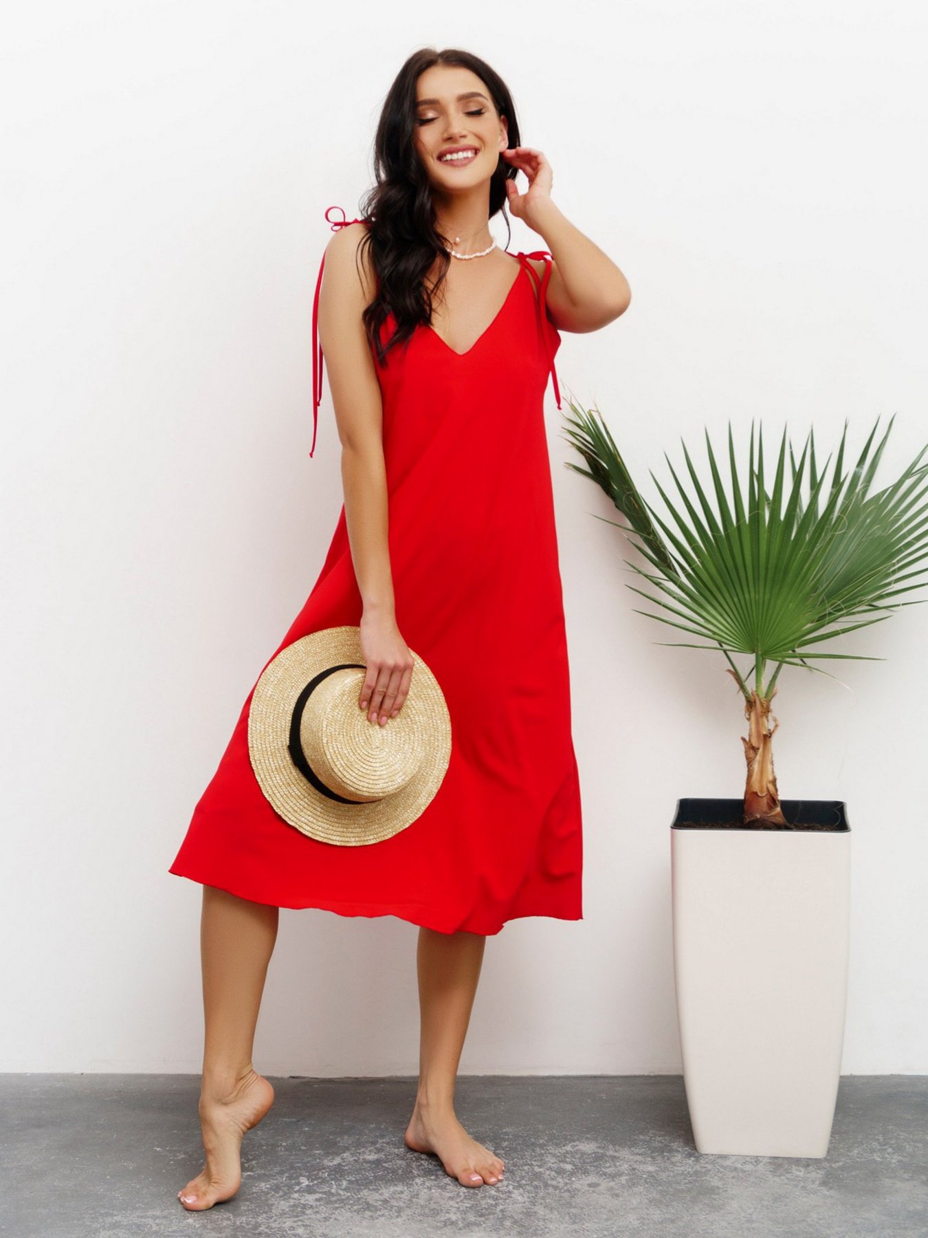 Платья ISSA Plus модель 13439_red Фото