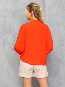 Блуза ISSA Plus модель 12709_coral Фото