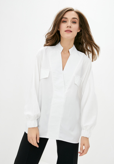 Блуза ISSA Plus модель 12830_white - фото
