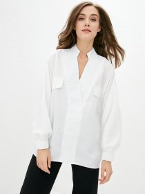 Блуза ISSA Plus модель 12830_white Фото