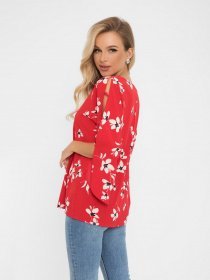 Блуза ISSA Plus модель SA-269_red Фото