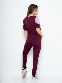 Спортивный комплект ISSA Plus модель 10590_burgundy Фото