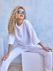 Спортивний комплект ISSA Plus модель 11970_white Спортивний комплект ISSA Plus модель 11970_white Фото