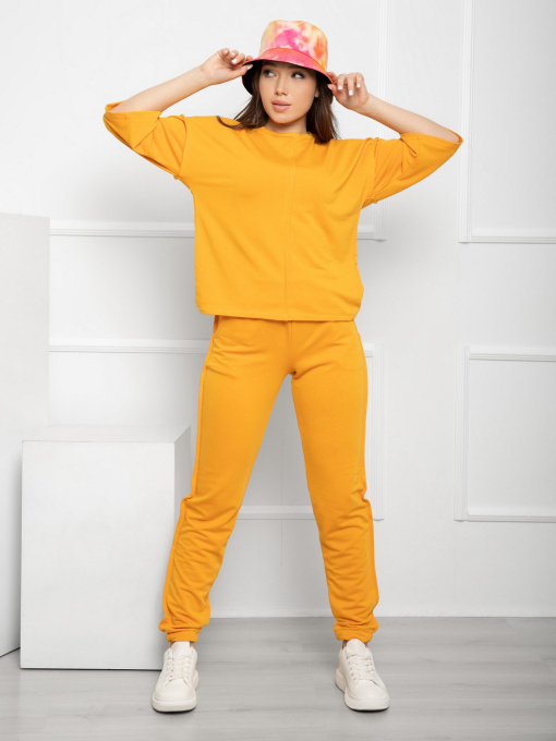 Спортивный костюм ISSA Plus модель 11970_mustard Фото