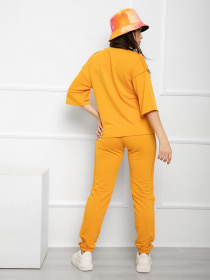 Спортивний костюм ISSA Plus модель 11970_mustard Спортивний костюм ISSA Plus модель 11970_mustard Фото