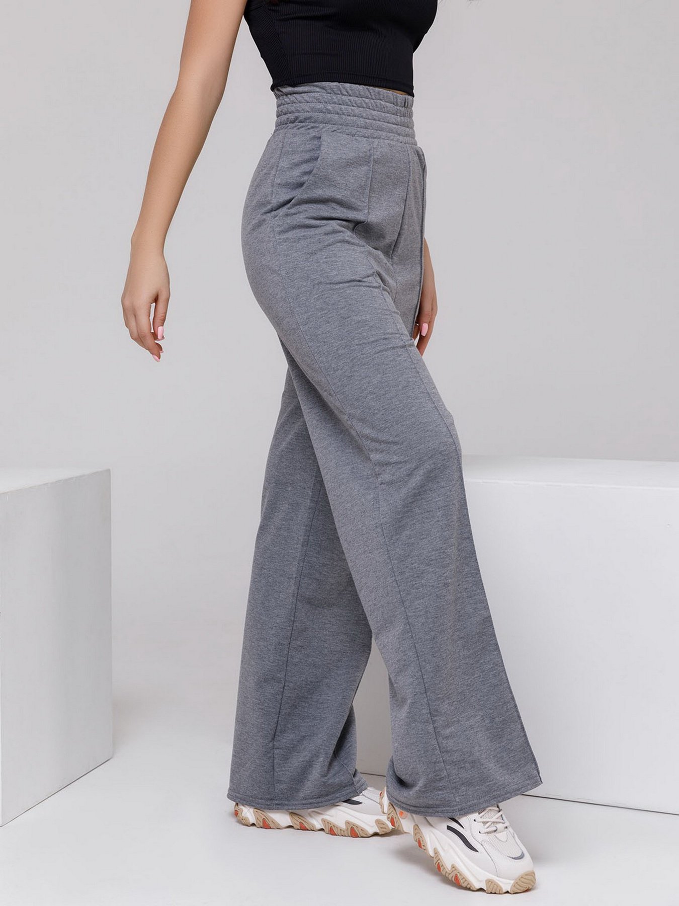 Штани ISSA Plus модель 12398_grey Штани ISSA Plus модель 12398_grey Фото
