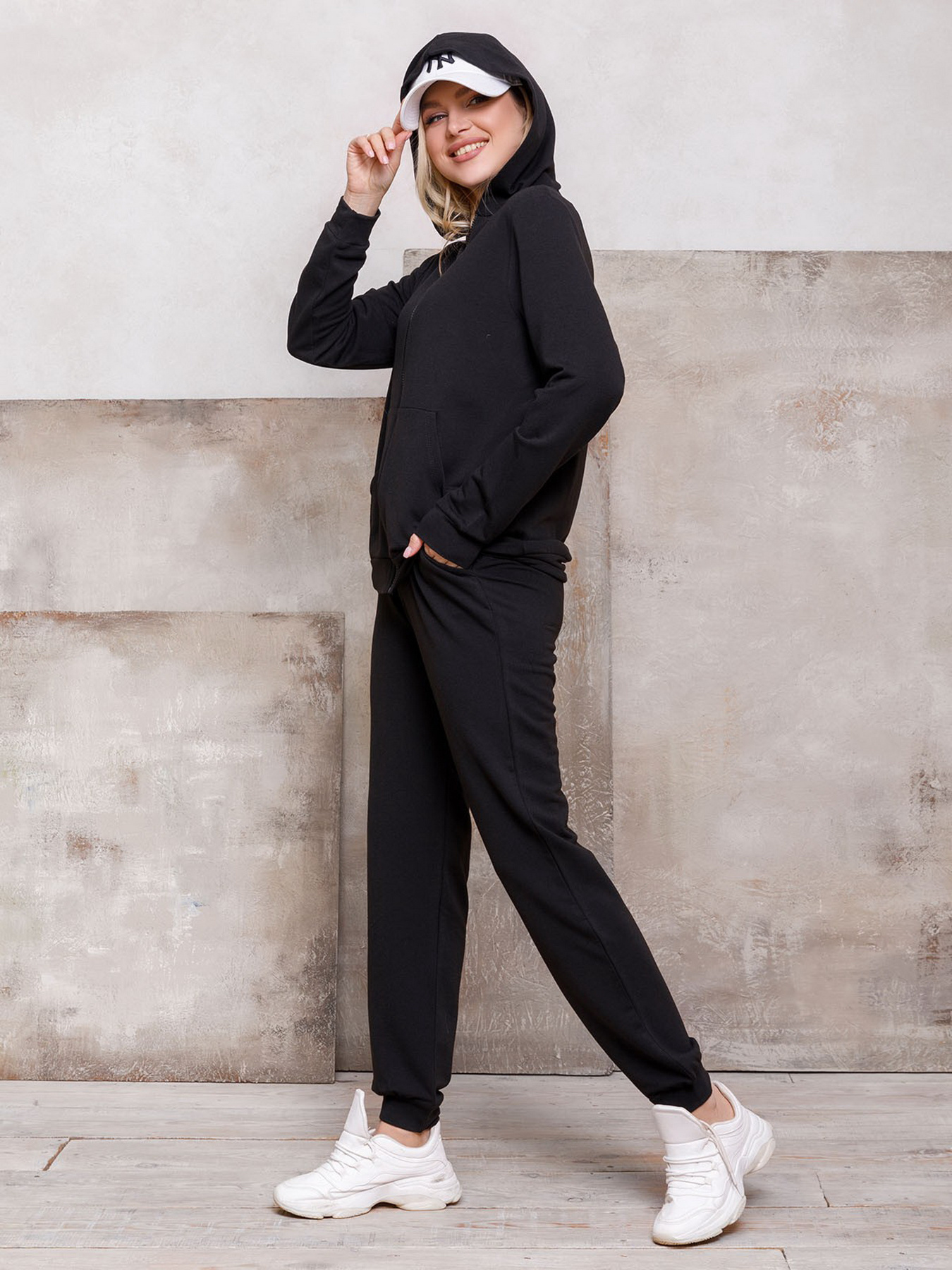 Спортивний костюм ISSA Plus модель 12410_black Фото