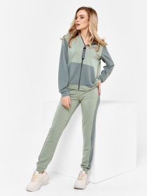 Спортивний костюм ISSA Plus модель 12545_olive Фото