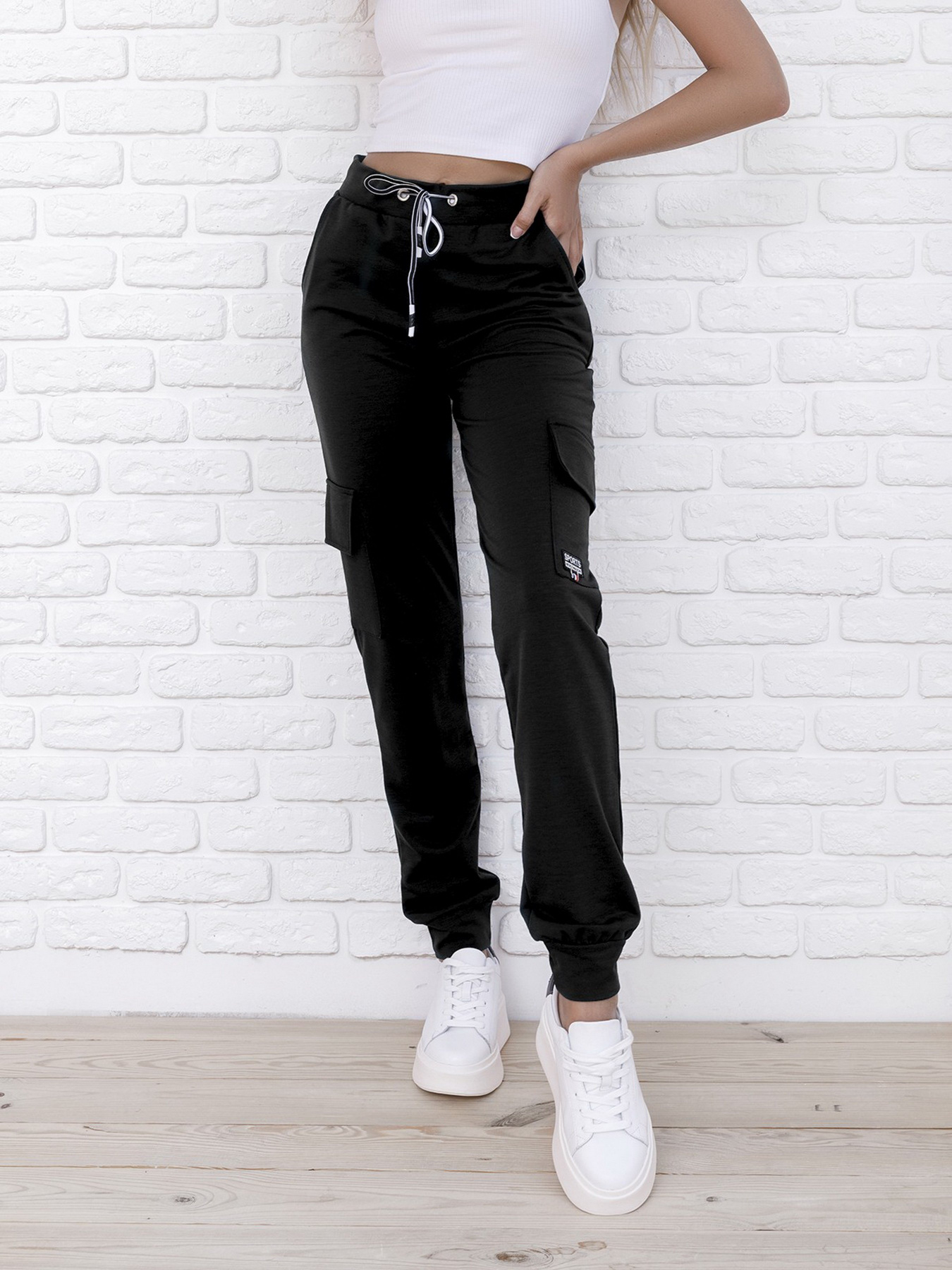 Штаны спортивные ISSA Plus модель 9980_black Фото