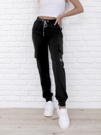 Штаны спортивные ISSA Plus модель 9980_black Штаны спортивные ISSA Plus модель 9980_black Фото