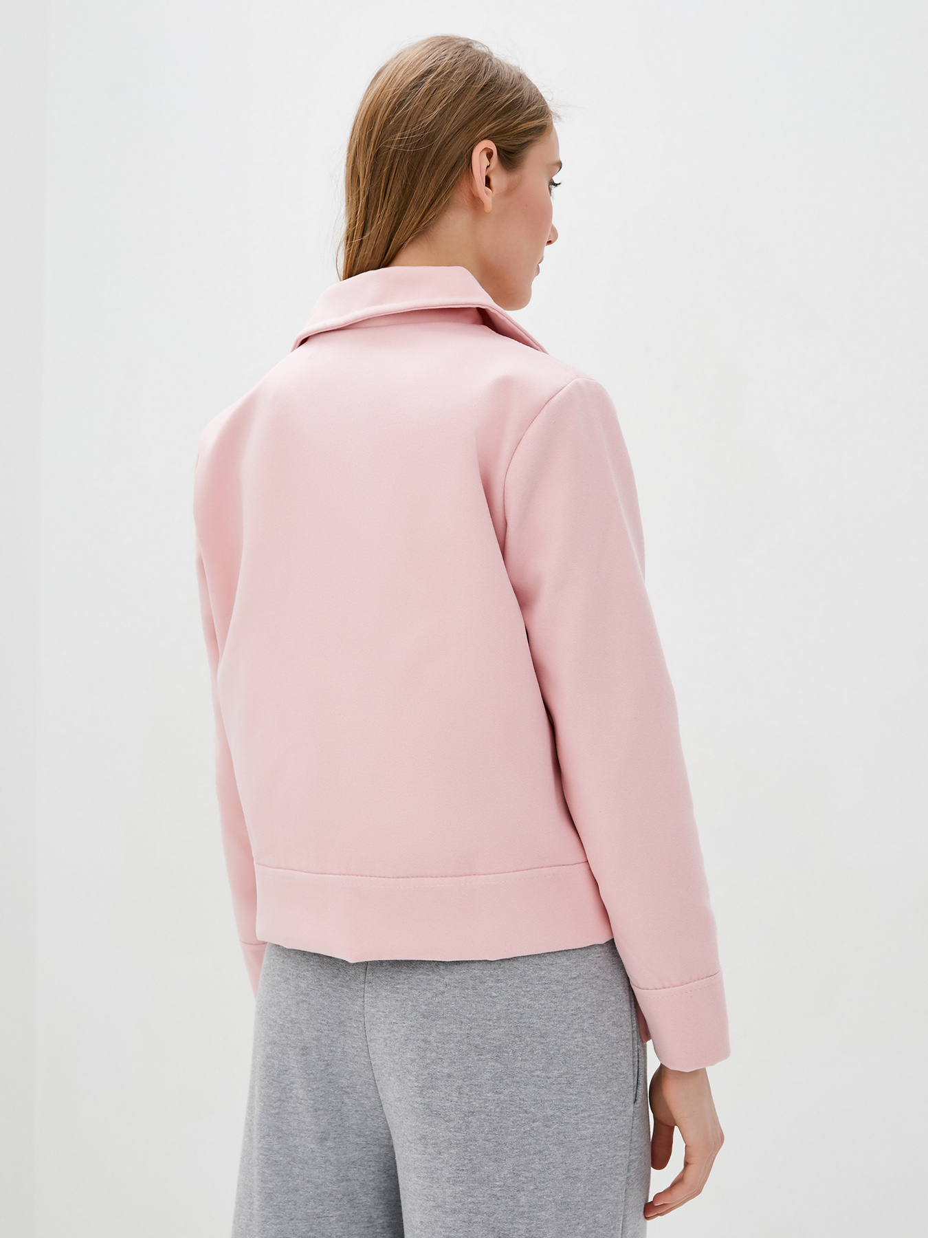 Куртка-рубашка ISSA Plus модель SA-111_pink Фото