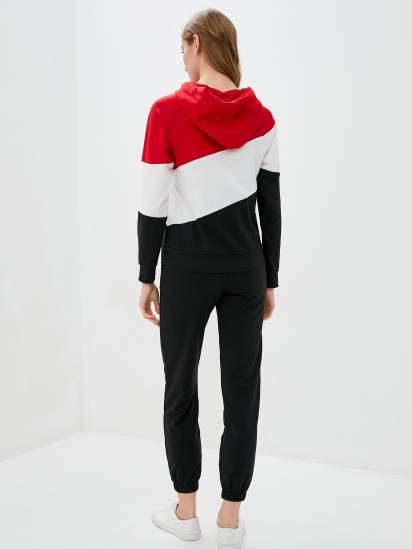 Спортивний костюм ISSA Plus модель SA-33_blackred — фото 5 - INTERTOP