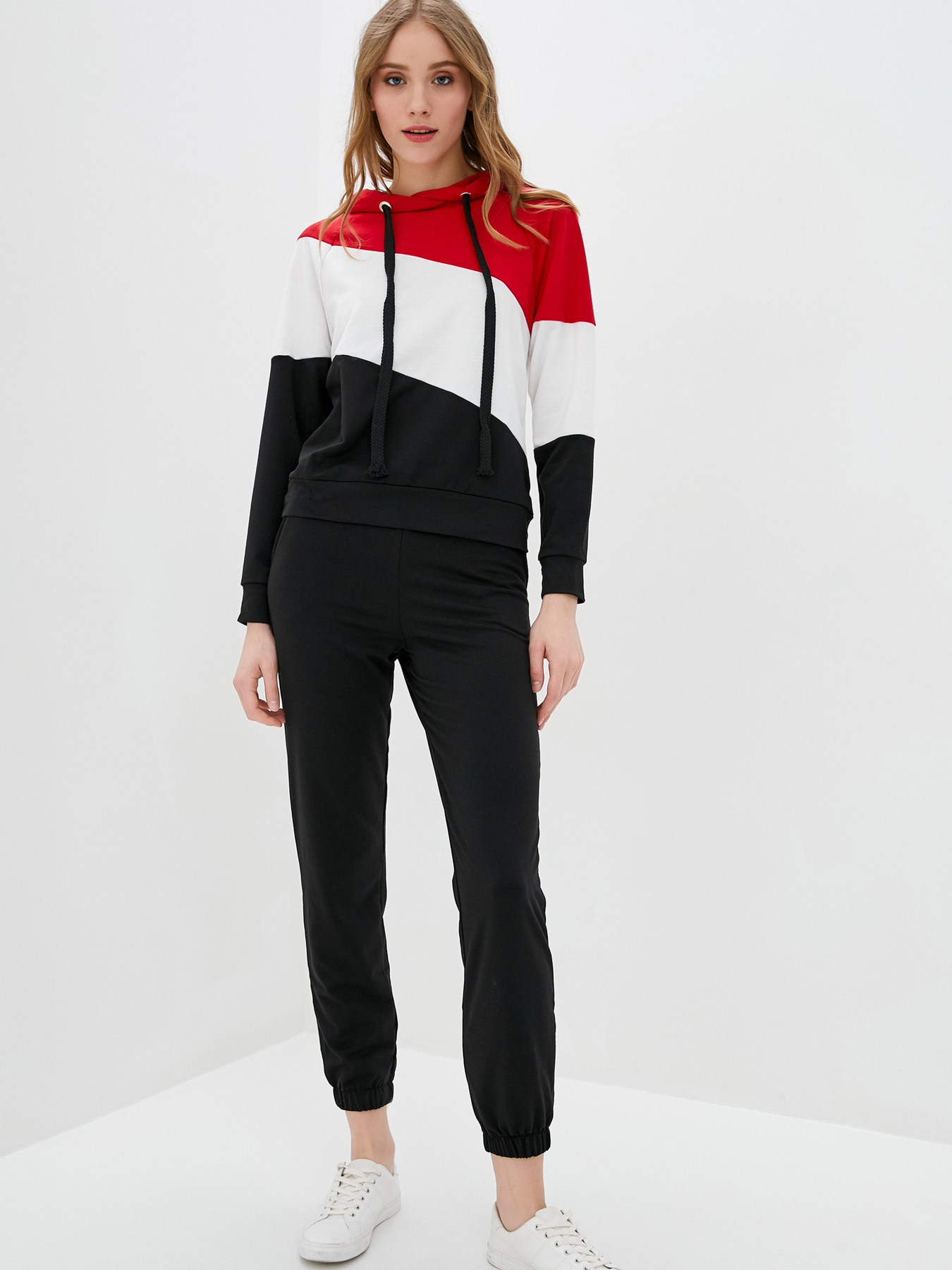 Спортивний костюм ISSA Plus модель SA-33_blackred Фото