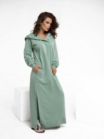 Сукня максі ISSA Plus модель 12219_mint Фото