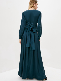 Сукня максі ISSA Plus модель 12273_green Фото