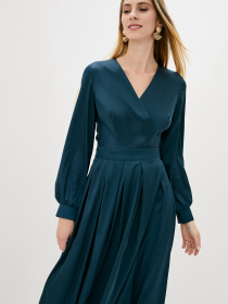 Сукня максі ISSA Plus модель 12273_green Фото