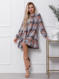 Платья ISSA Plus модель 12421_grey Фото