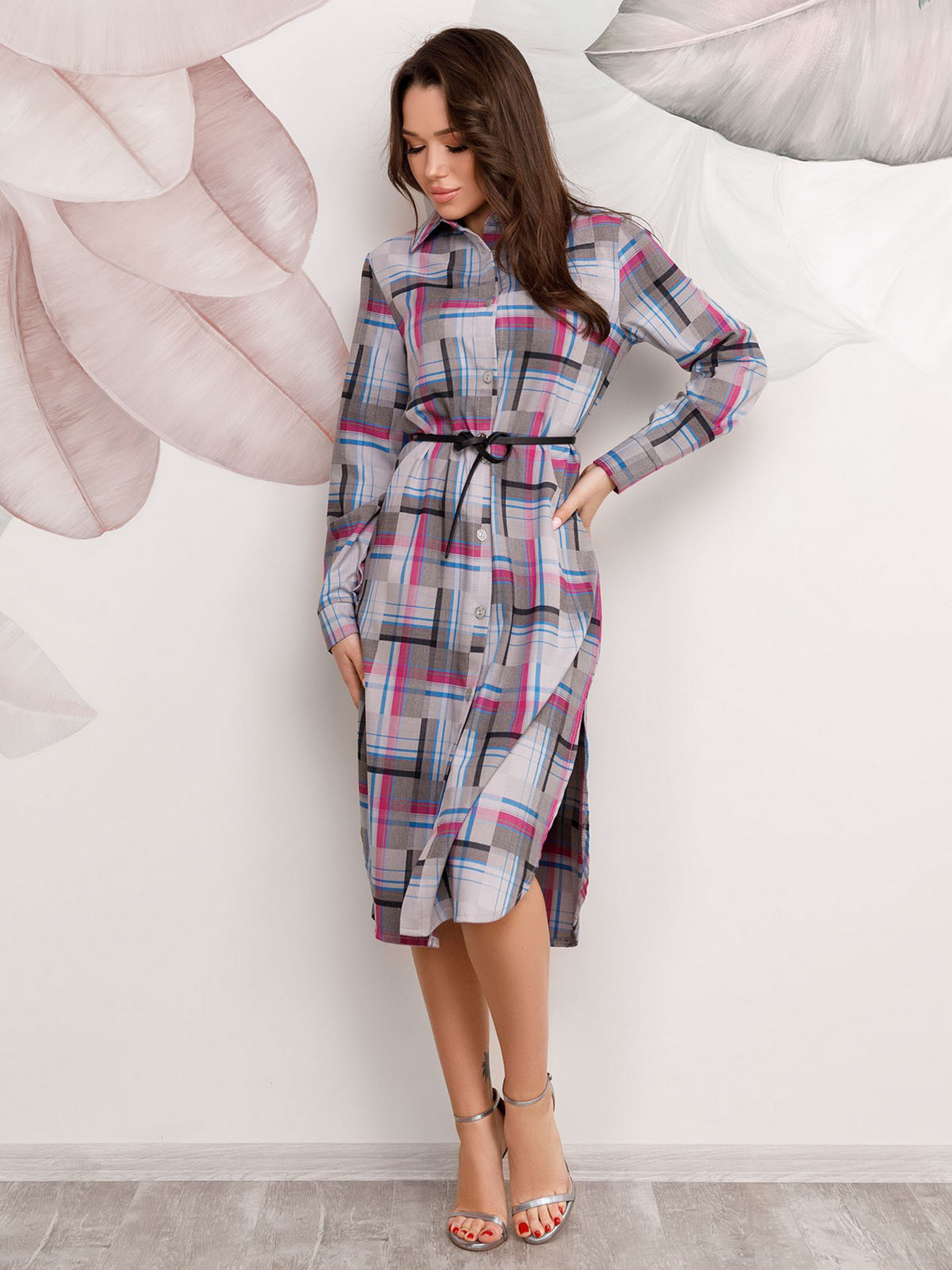 Платья ISSA Plus модель 12493_grey Фото