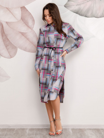 Платья ISSA Plus модель 12493_grey Фото