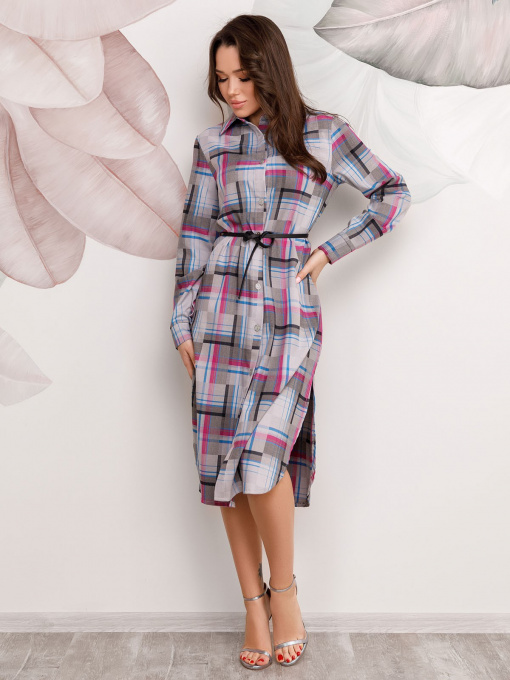 Сукні ISSA Plus модель 12493_grey Фото