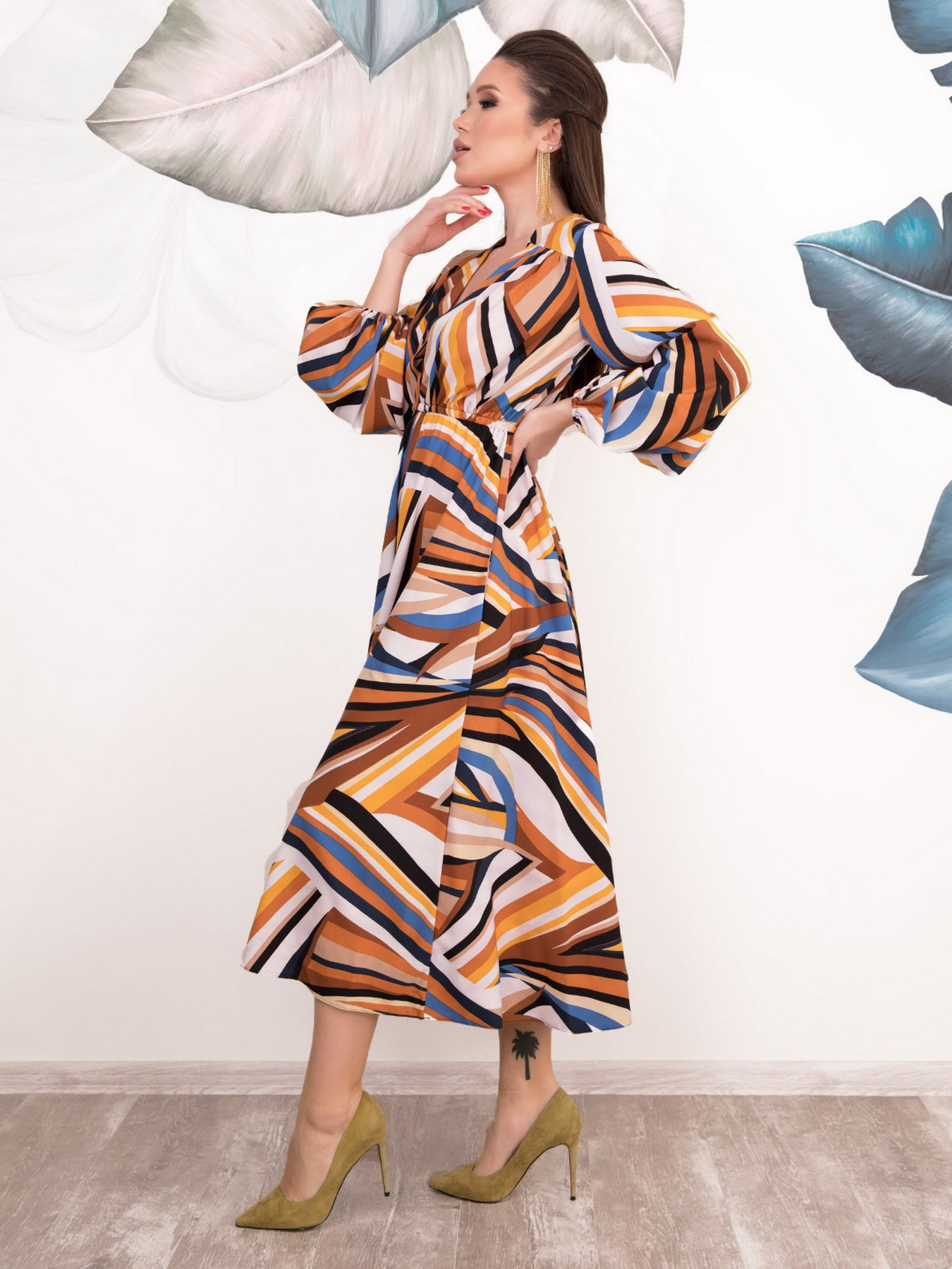 Сукні ISSA Plus модель 12537_multicolor Фото