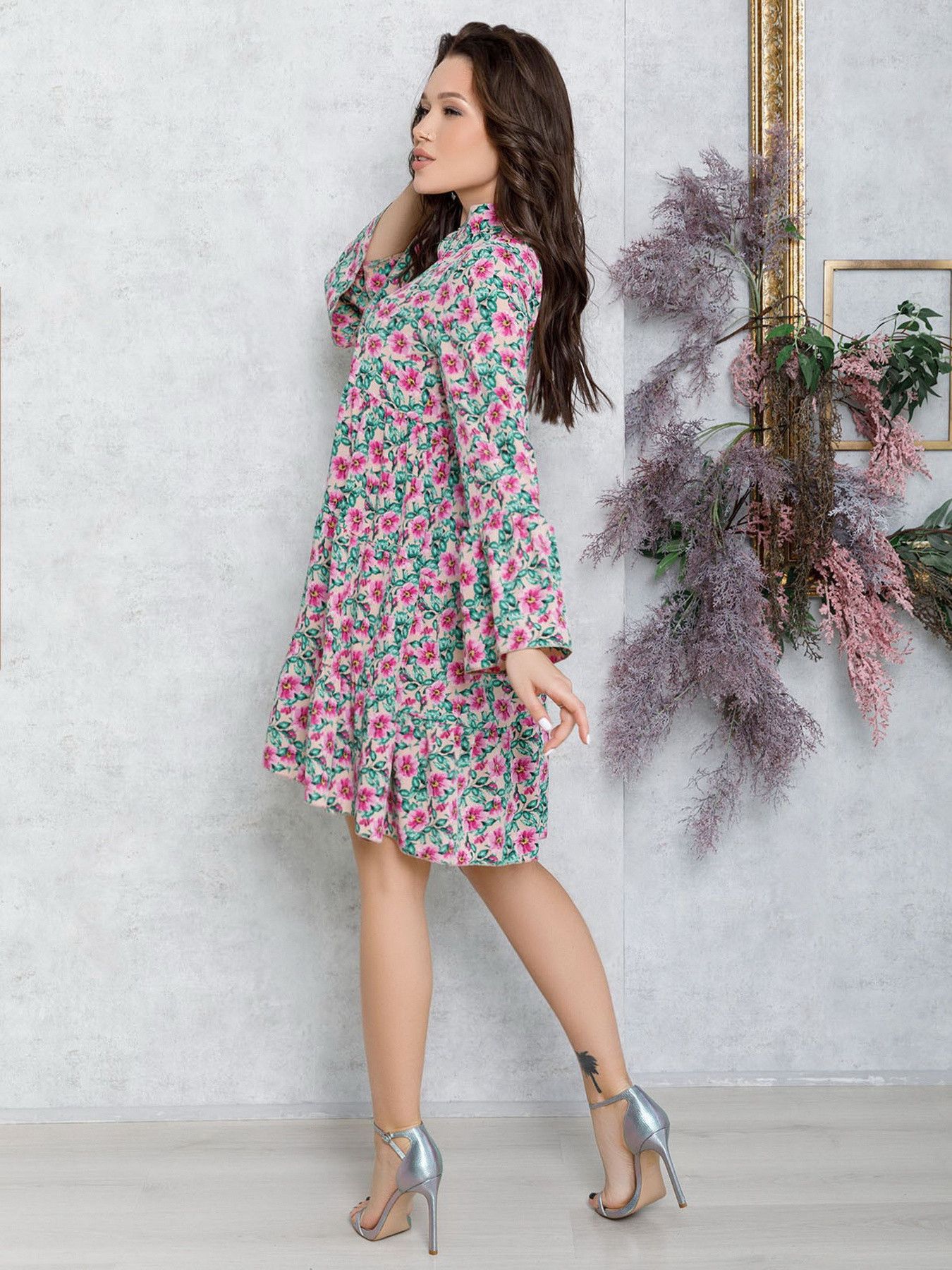 Платье мини ISSA Plus модель 12575_multicolor Фото