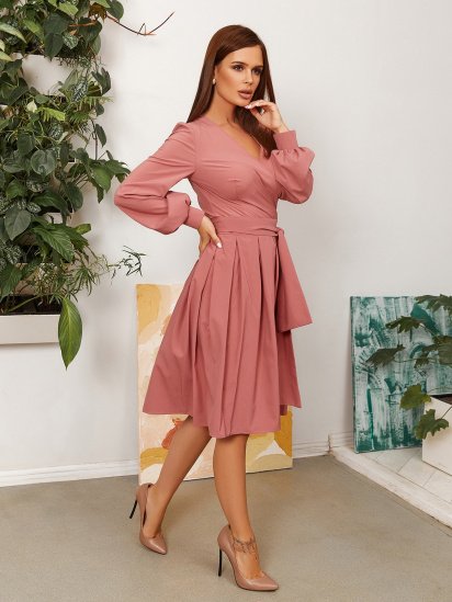 Сукні ISSA Plus модель 13040_pink — фото - INTERTOP