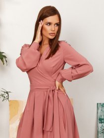 Сукні ISSA Plus модель 13040_pink Фото