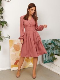 Сукні ISSA Plus модель 13040_pink Фото