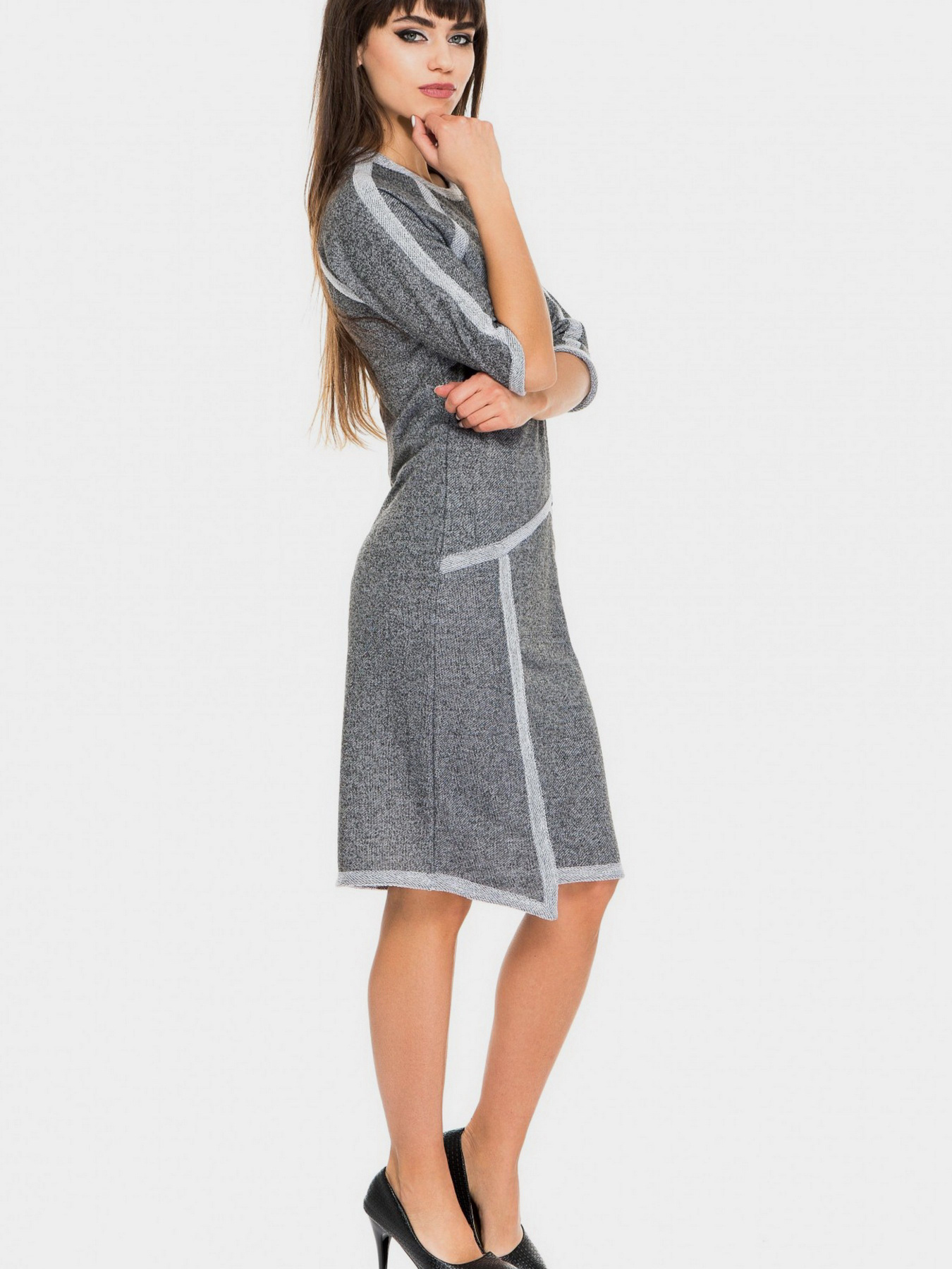 Платья ISSA Plus модель 9275_grey Фото