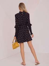 Сукня міні ISSA Plus модель SA-119_black Фото
